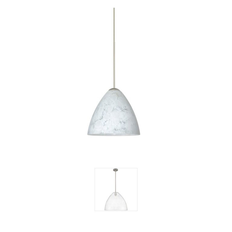 Besa Lighting Mia Carrera Satin Nickel LED Pendant