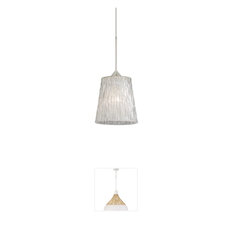 Besa Lighting Nico 4 Stone Glitter Pendant