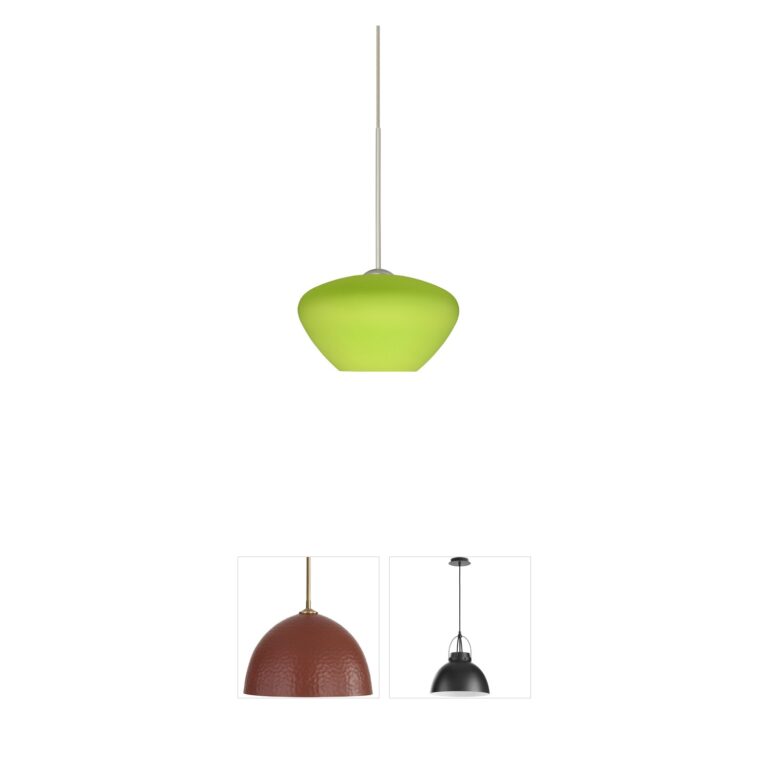 Besa Lighting Peri Chartreuse LED Pendant