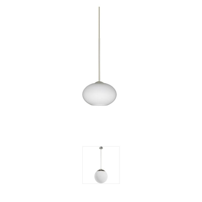 Besa Lighting Lasso Satin Nickel Pendant