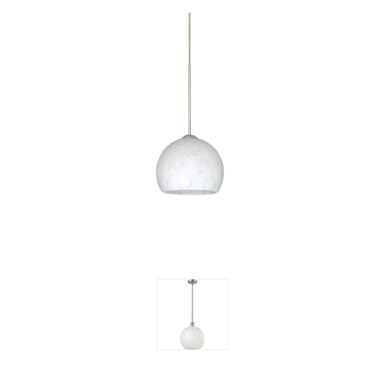 Besa Lighting Palla 5 Carrera Satin Nickel Pendant