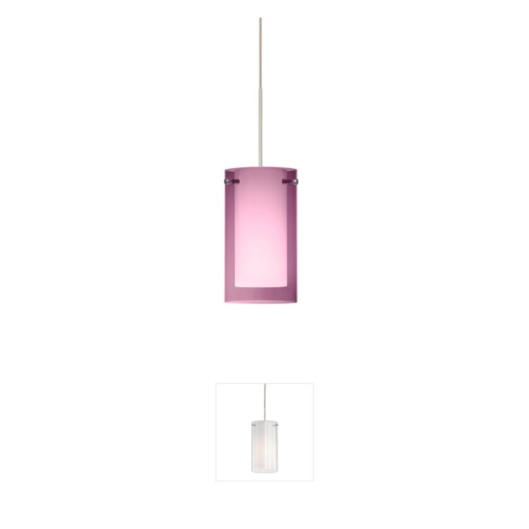 Besa Lighting Pahu 4 Satin Nickel LED Pendant