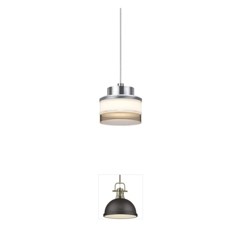 Besa Lighting Pivot Satin Nickel LED Pendant