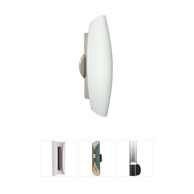 Besa Lighting Aero 16 Steel Wall Sconce - Satin Nickel