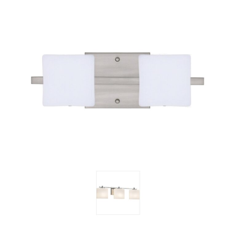 Besa Lighting Alex Collection Satin Nickel LED Vanity Light