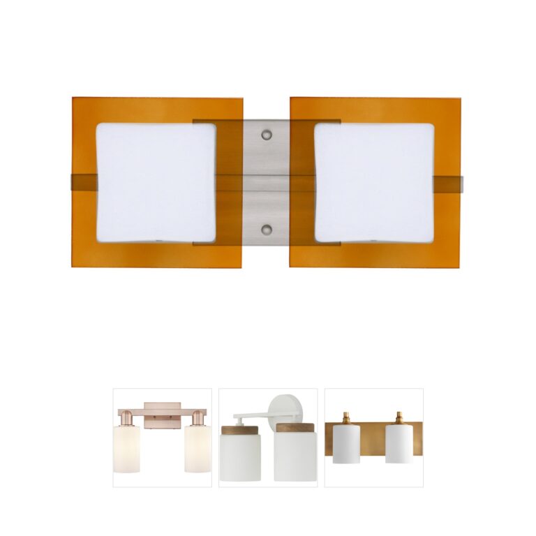 Besa Lighting Alex Collection Satin Nickel Vanity Light