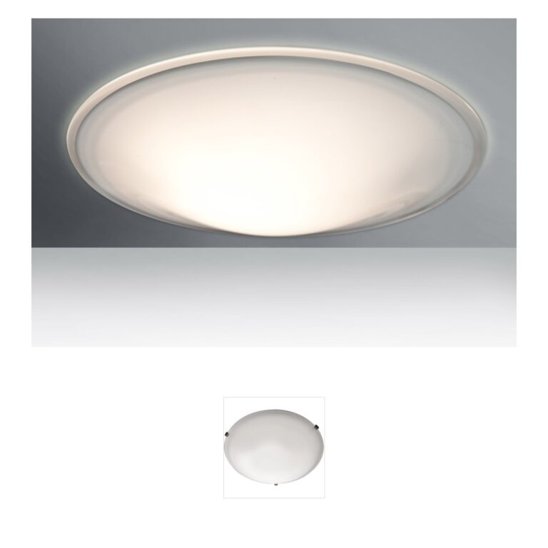Besa Lighting Luma Slim 18 Aluminum LED Flush Mount