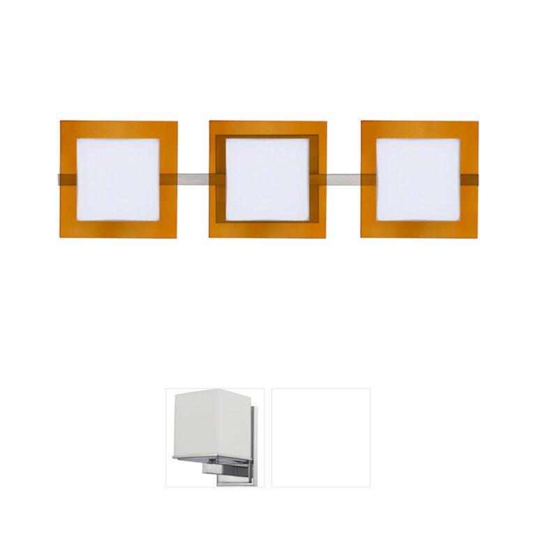 Besa Lighting Alex Satin Nickel Vanity Light