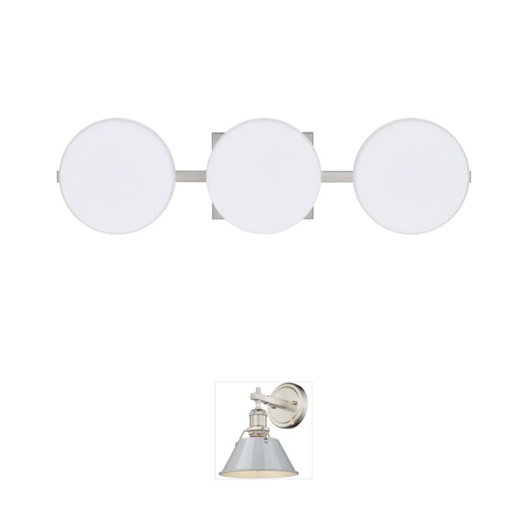 Besa Lighting Ciro Satin Nickel Vanity Light
