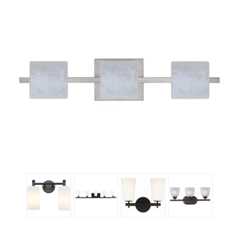 Besa Lighting Paolo Vanity Light with Carrera Glass