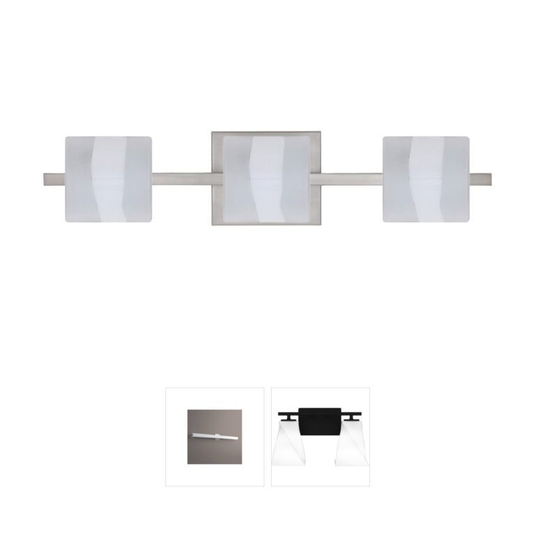 Besa Lighting Paolo Vanity Light - Satin Nickel & Opal Frost