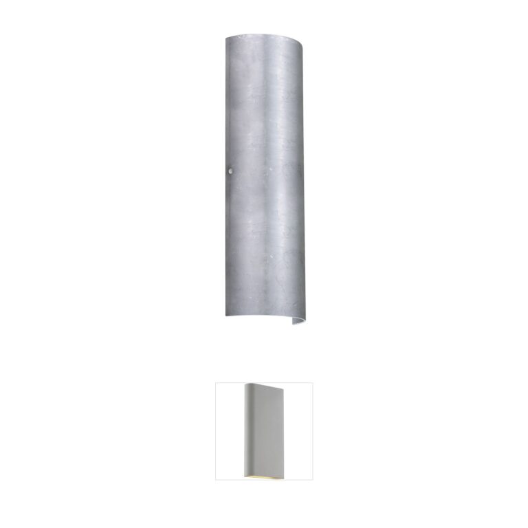 Besa Lighting Torre 22 Silver Foil Wall Sconce