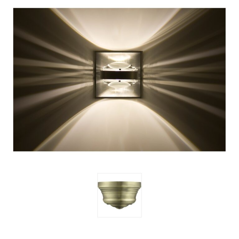 Besa Lighting Optos Brushed Aluminum LED Wall Sconce