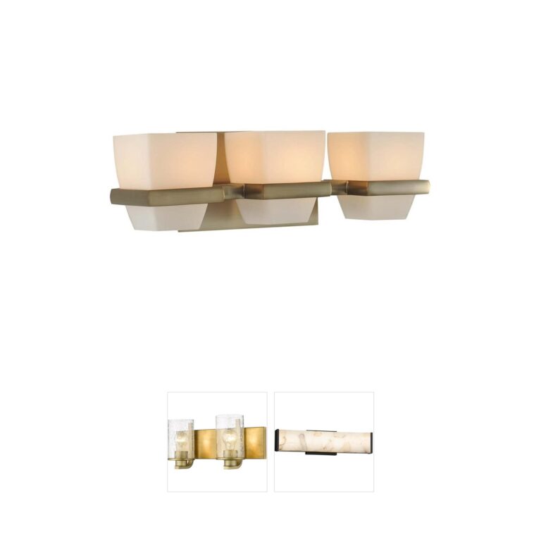 Kalco Malibu Brushed Bronze 3-Light Vanity