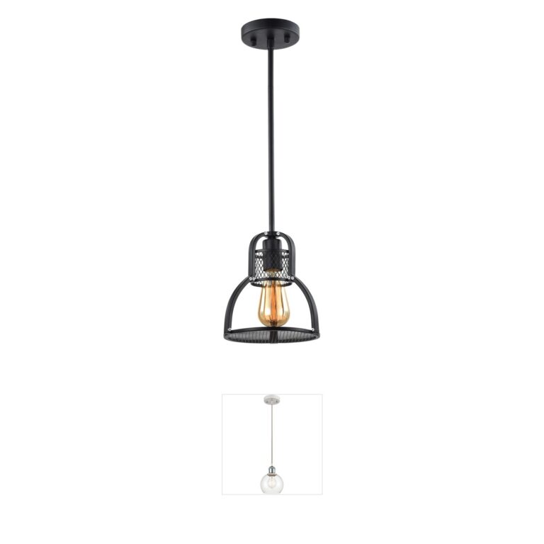 Zeev Lighting Canton 8-Inch Bronze Mini Pendant