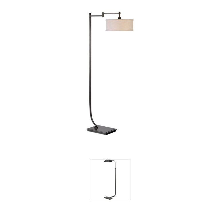 Uttermost Lamine Dark Bronze Floor Lamp