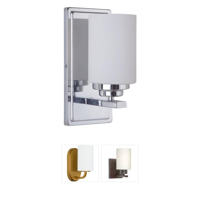 Craftmade Albany Chrome Steel Wall Sconce