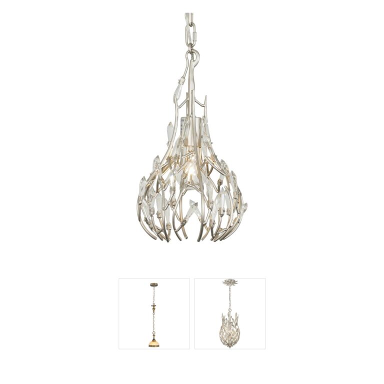 Varaluz Bask Collection Crystal Mini Pendant