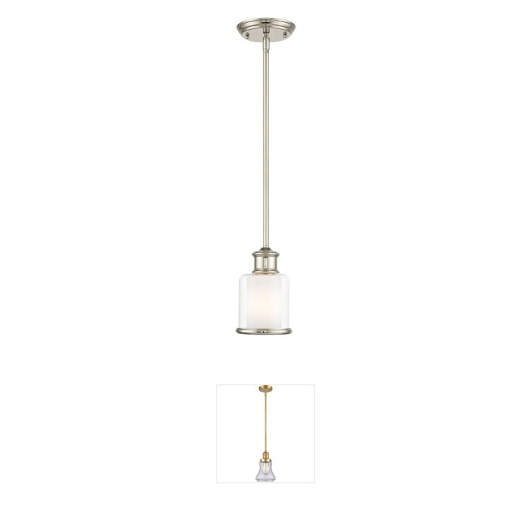 Livex Lighting Middlebush Polished Nickel Mini Pendant