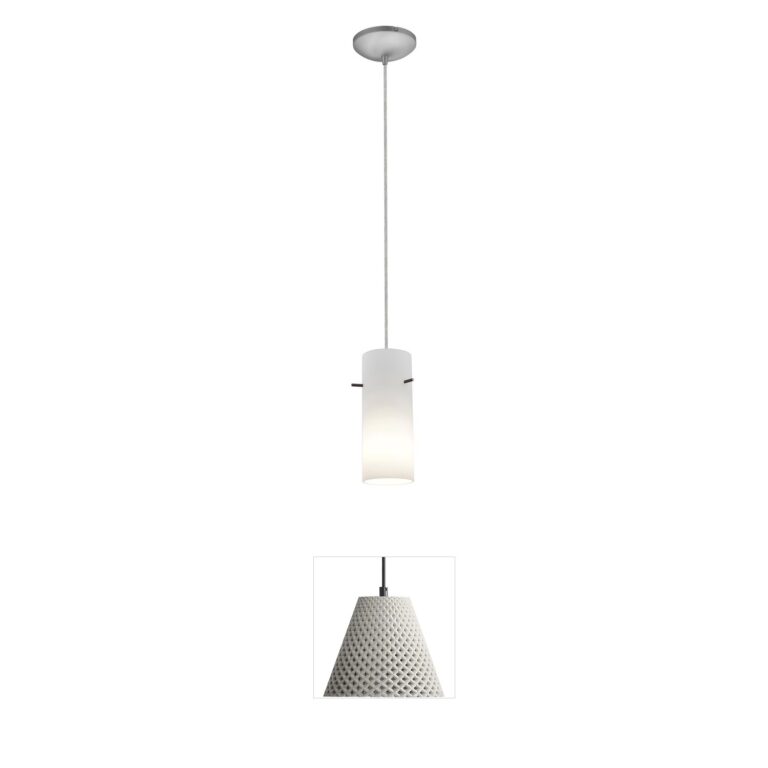 Access Lighting Cylinder Opal Glass LED Pendant