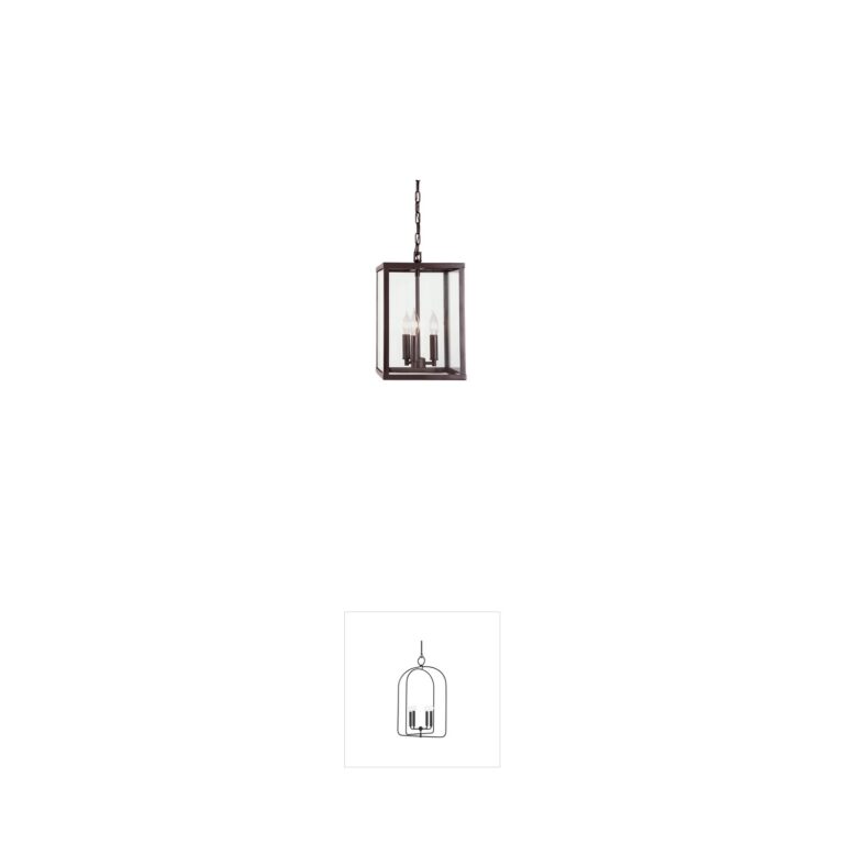 JVI Designs Carnegie 3-Light Oil Rubbed Bronze Pendant