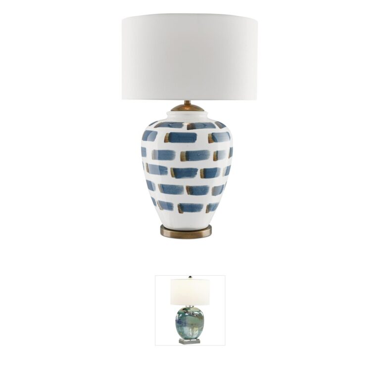 Currey & Company Brushstroke Ceramic Table Lamp