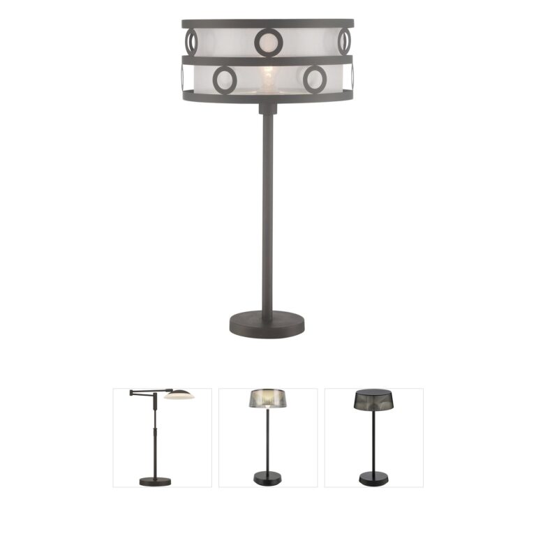 Lite Source Lavinia Burnished Bronze Table Lamp