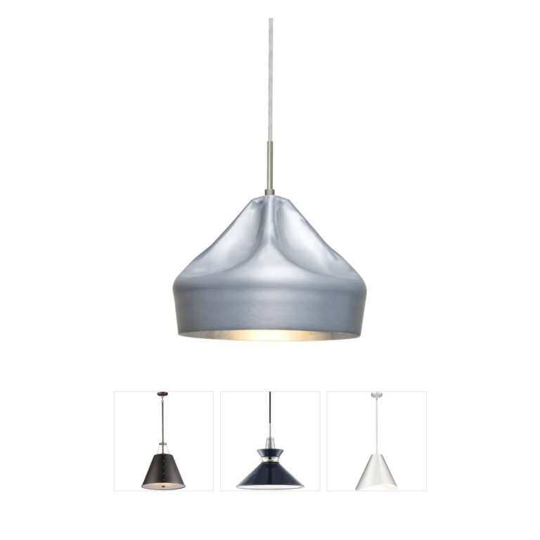 Besa Lighting Lotus Satin Nickel LED Pendant