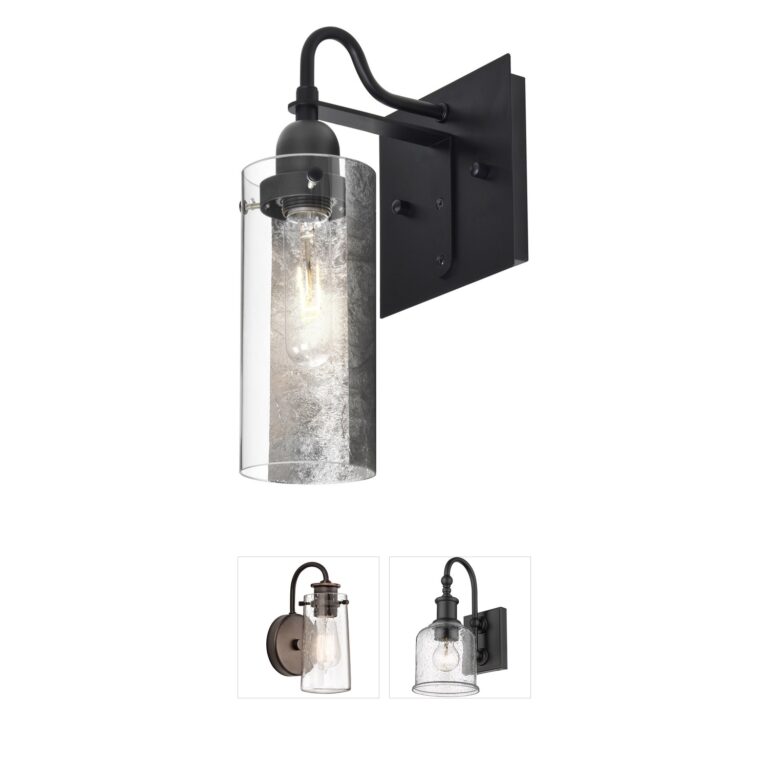Besa Lighting Duke Black Aluminum Wall Sconce