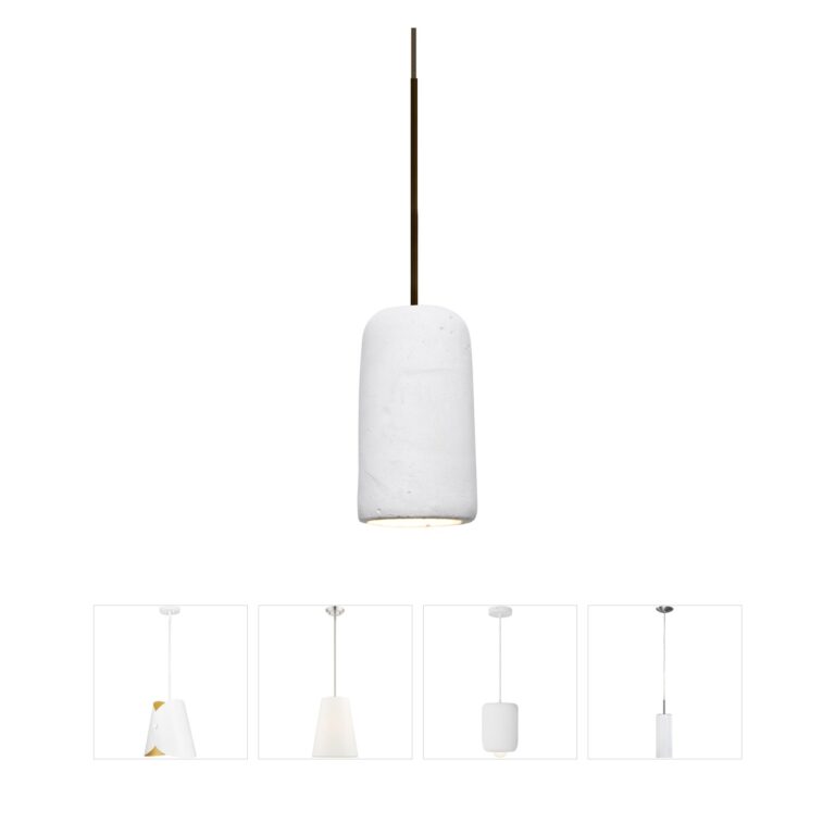 Besa Lighting Glide Bronze LED Concrete Pendant