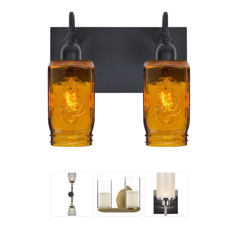 Besa Lighting Milo 4 Black Aluminum Vanity Light