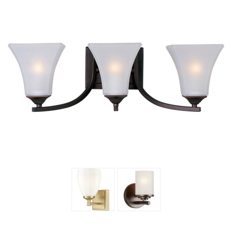 Maxim Lighting Aurora Oil Rubbed Bronze 3-Light Vanity