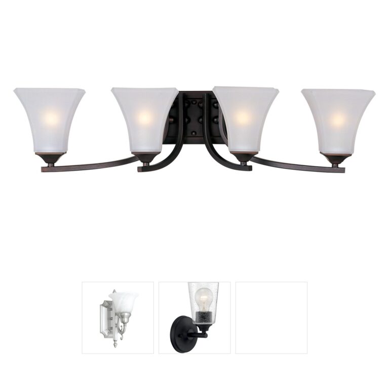 Maxim Lighting Aurora Oil Rubbed Bronze 4-Light Vanity Light