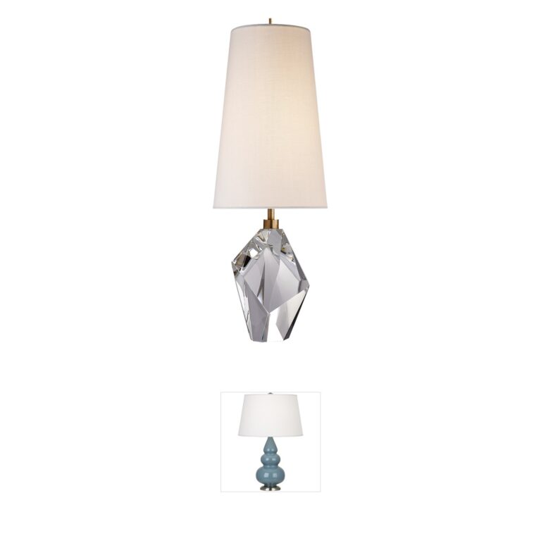 Visual Comfort Signature Collection Kelly Wearstler Halcyon Crystal Table Lamp