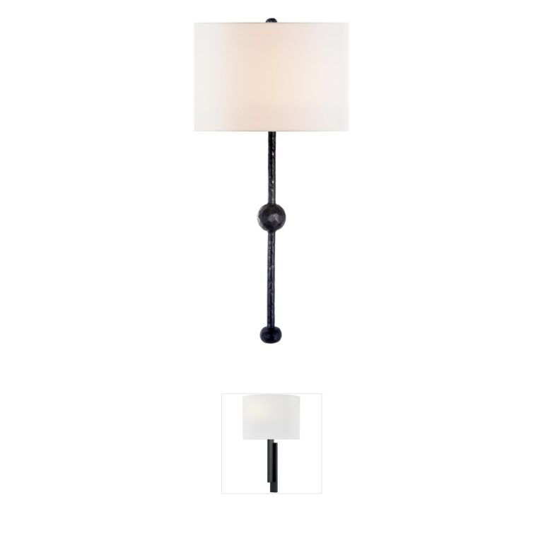 Visual Comfort Suzanne Kasler Carey Aged Iron Wall Sconce