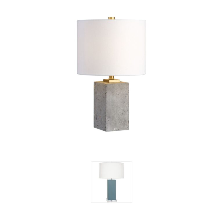 Uttermost Drexel Concrete Block Table Lamp