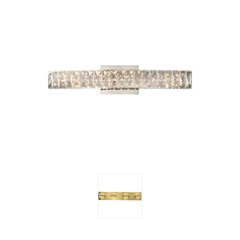 Quoizel Gala 24-Inch Polished Chrome Integrated LED Vanity Light