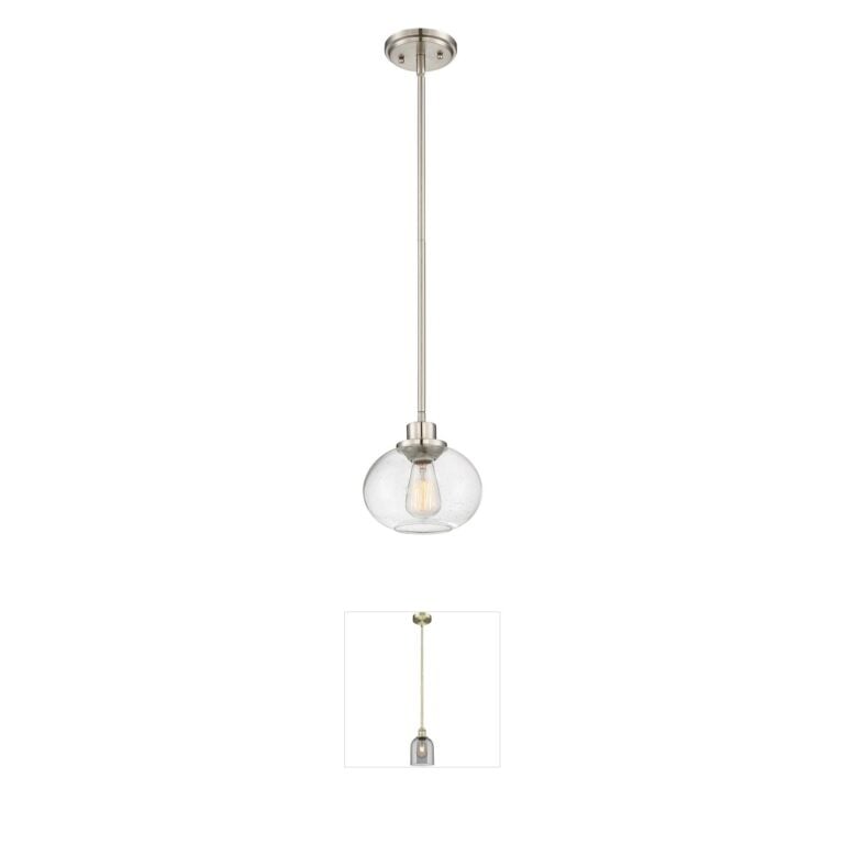 Quoizel Trilogy Clear Seedy Glass Mini Pendant