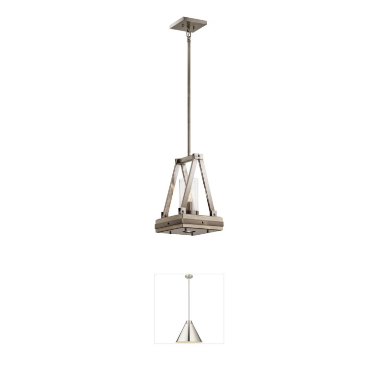 Kichler Colerne Classic Pewter Steel Pendant