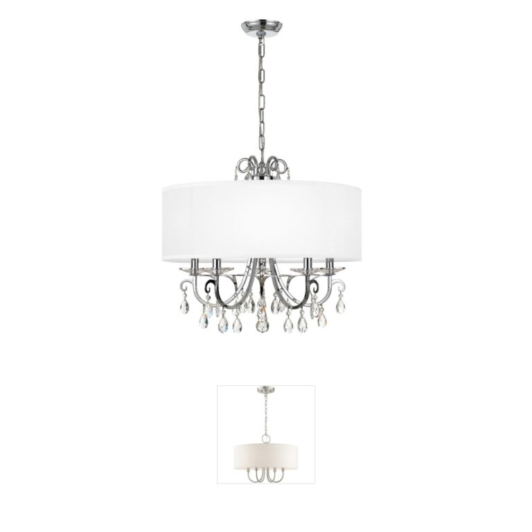 Crystorama Othello Polished Chrome & Crystal Chandelier