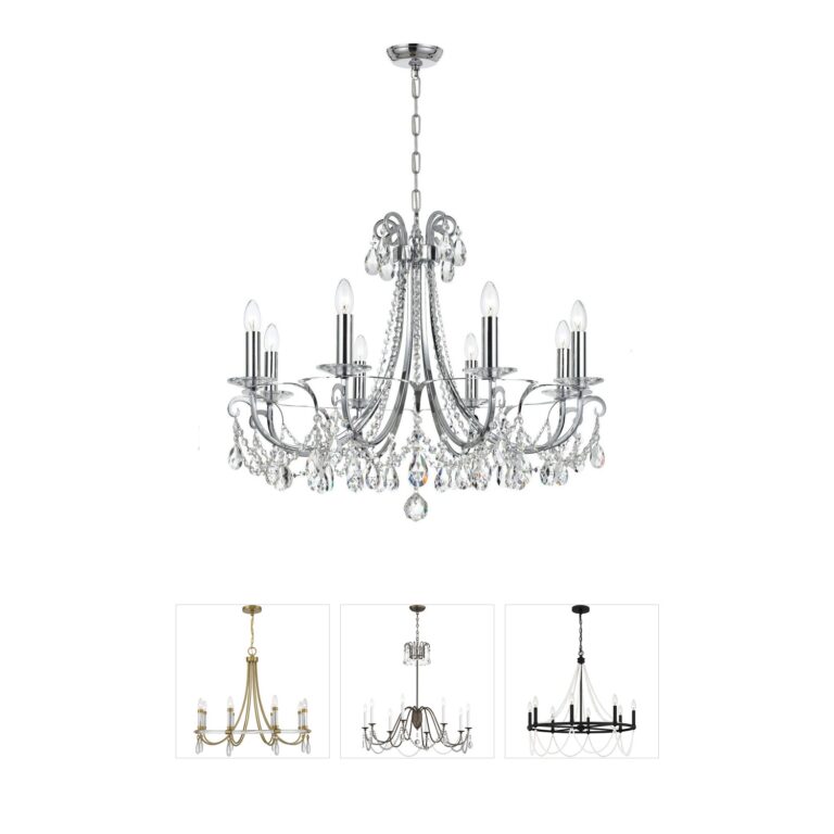 Crystorama Othello Polished Chrome Crystal Chandelier