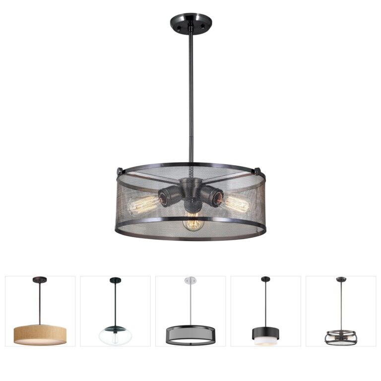 DVI Lighting Gastown Graphite Net Pendant