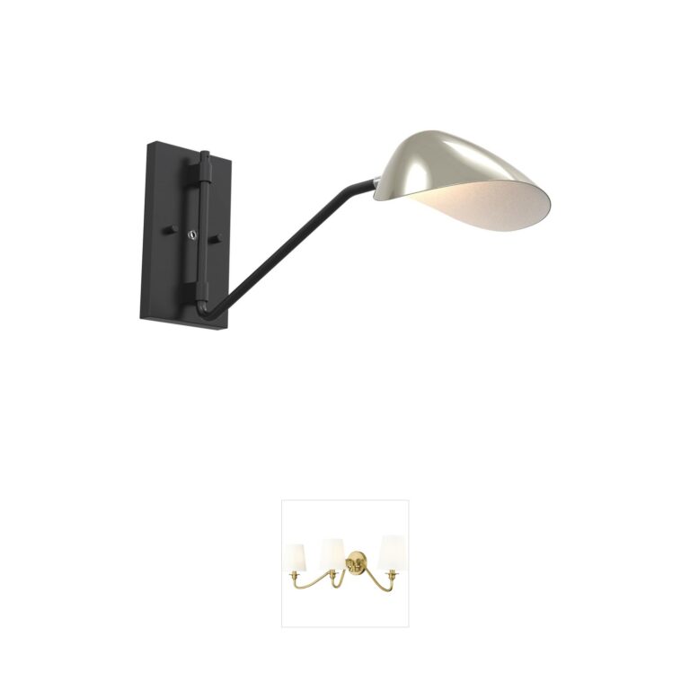 DVI Lighting Abbey Road Graphite Satin Nickel LED Sconce