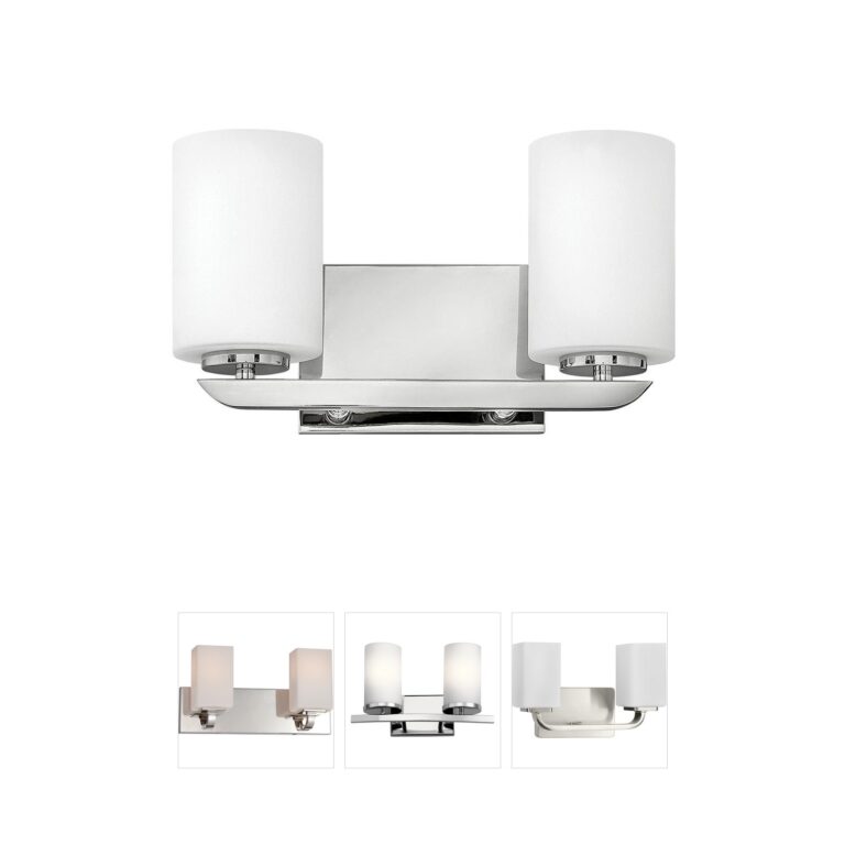 Hinkley Kyra Polished Nickel Vanity Light
