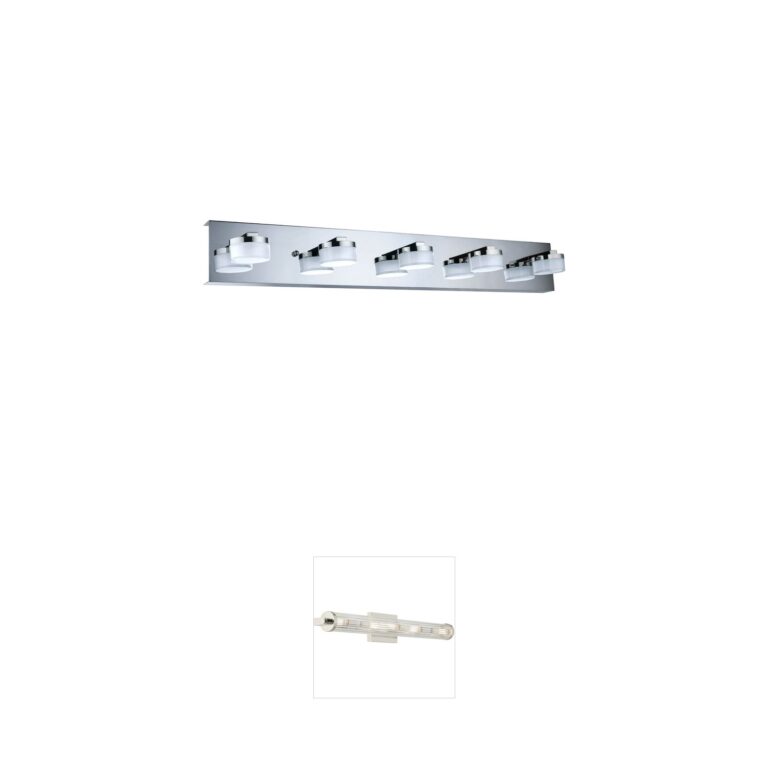 Eglo Romendo 5-Light Chrome LED Vanity Light