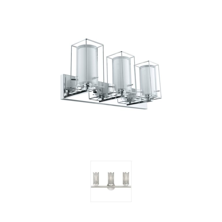 Eglo Iride Chrome 3-Light Vanity Light