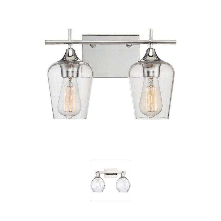 Savoy House Octave Polished Chrome Vanity Light