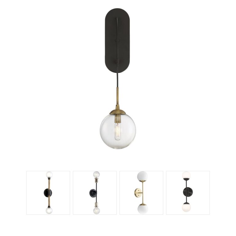Savoy House Fulton English Bronze & Warm Brass Wall Sconce