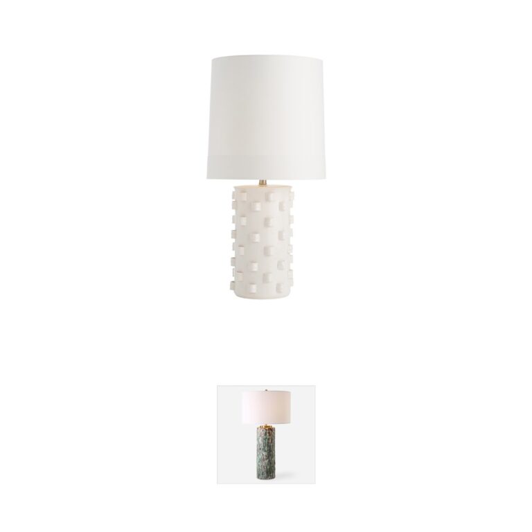 Arteriors Robertson Ivory Crackle Porcelain Table Lamp