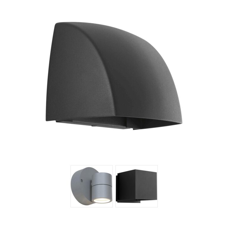 Progress Lighting Cornice LED Textured Black Outdoor Wall Light